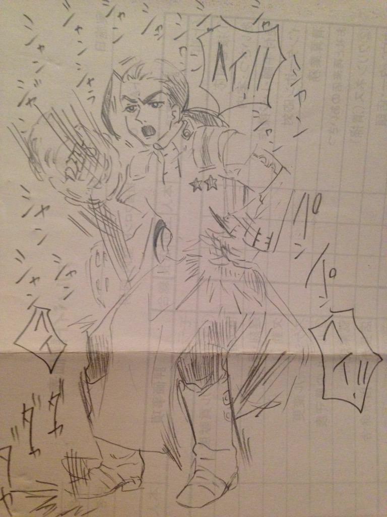 炎撃篇を観て胸一杯でそれから最初に描くロシウがこれ。
(カラオケに来ています) 