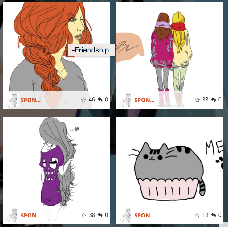 Didlr's tweet photo. Sponxinha is a great artist on didlr, have you seen their work yet? 
https://t.co/lhBXb00di3 http://t.co/SoAujR8zdh
