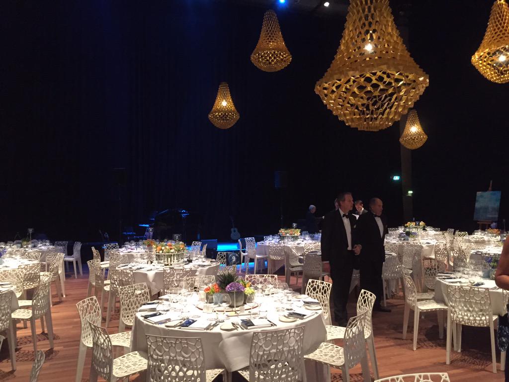 Marije_Hulshof's tweet photo. Last preparations for our yearly Autumn Diner @RHDHV - at the Koninklijke Schouwburg http://t.co/XJNICjzp7H