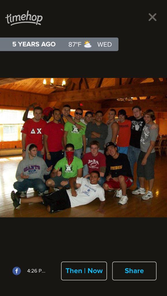 Washingtonism's tweet photo. Holy fuck it's the original SQUAD @joeysienk @LtOthePEZ @Gardoner @s_pookie #5Yrz http://t.co/Gm58tyD1xi