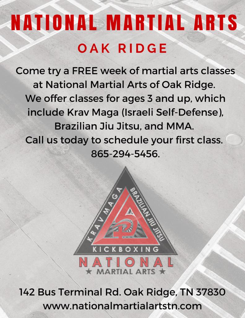 NMAOakRidge's tweet photo. Crime can happen anywhere anytime. Come learn other ways with us to keep your family safe. #Oakridge #TN #MartialArts http://t.co/yXudMyy0BP