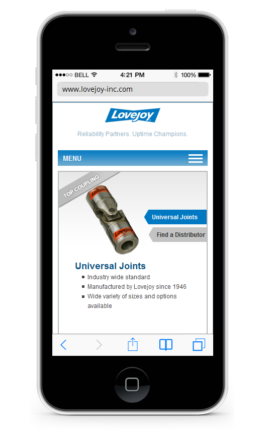 Excited to announce that the Lovejoy's website is now mobile friendly! lovejoy-inc.com