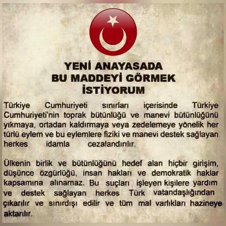 ekonomist34's tweet photo. Yeni anayasada bu maddeyi görmek istiyorum !! http://t.co/mnxcDcD2qm