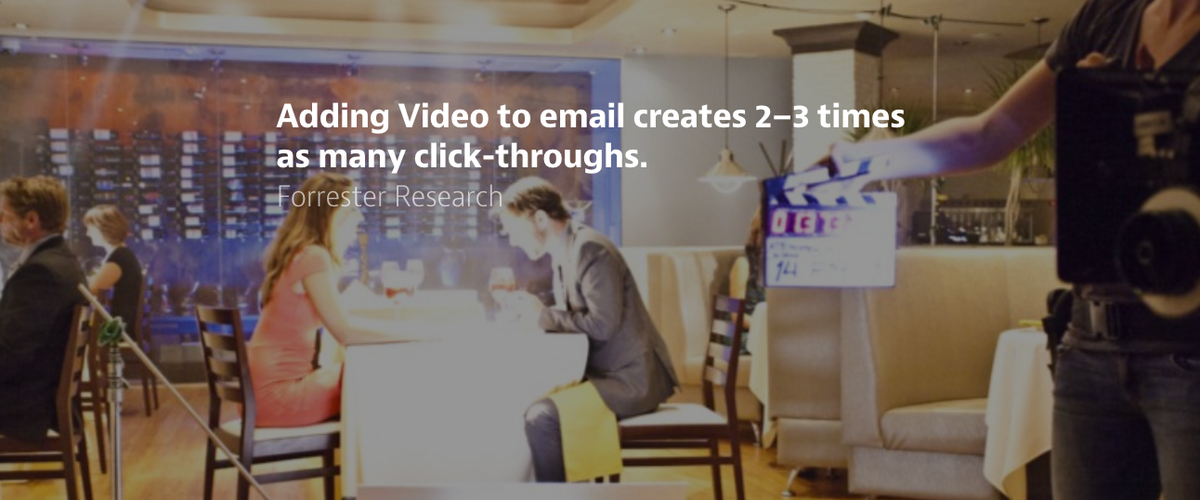 JoeMediaGroup's tweet photo. Add #Video to your next #EmailMarketing #Strategy get 2-3 more times click through - Forrester Research @JoeMediaTV http://t.co/fkf5jtDpM3