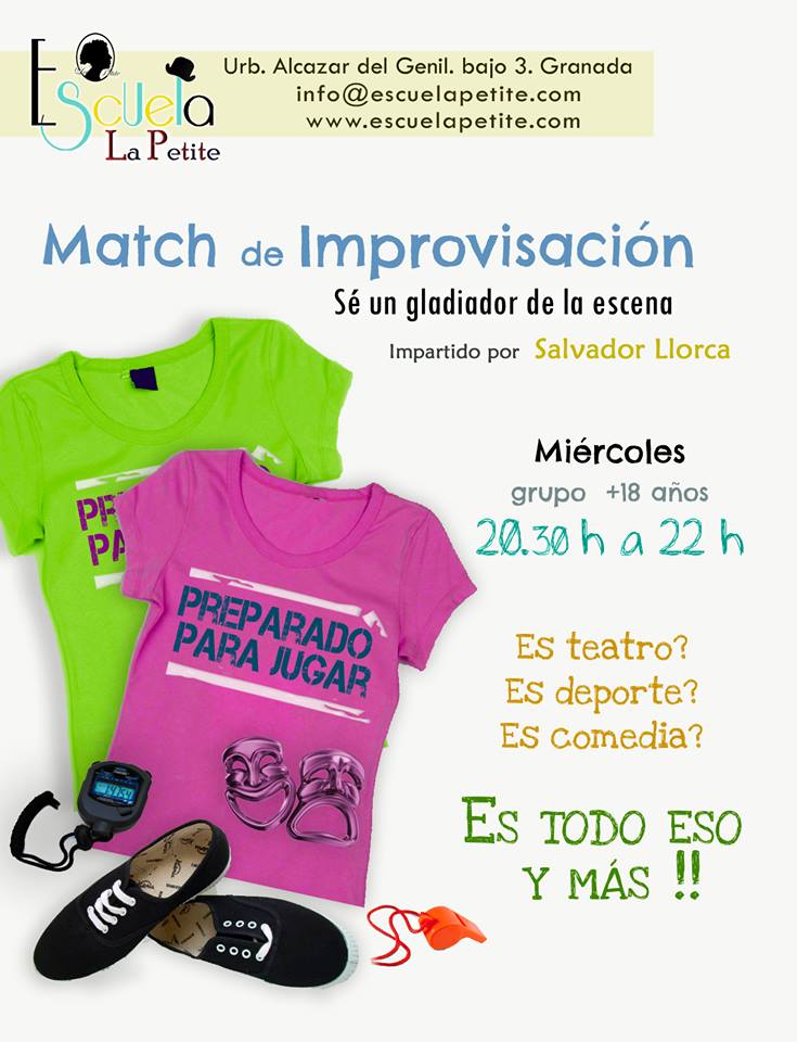lapetitegr's tweet photo. Reserva tu plaza para la clase de prueba el miércoles 30 de septiembre.
3, 2 ,1 . IMPROOOO !!! http://t.co/uVQUoB86UX