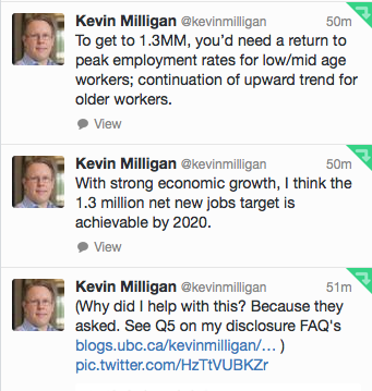 jasonfekete's tweet photo. For context, here’s what Kevin Milligan has been tweeting. Doesn’t say 1.3M is automatic, says strong growth needed http://t.co/VrwP2elWQd