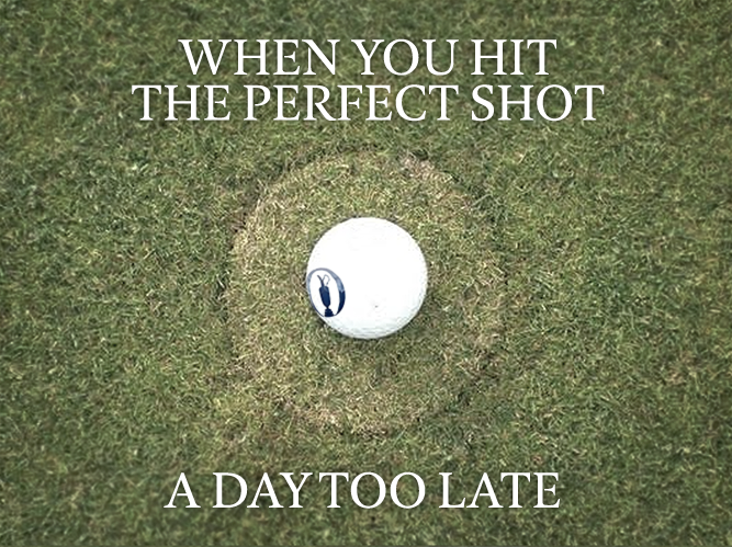 TheOpen's tweet photo. Life’s not fair. http://t.co/7nfx3RixxF