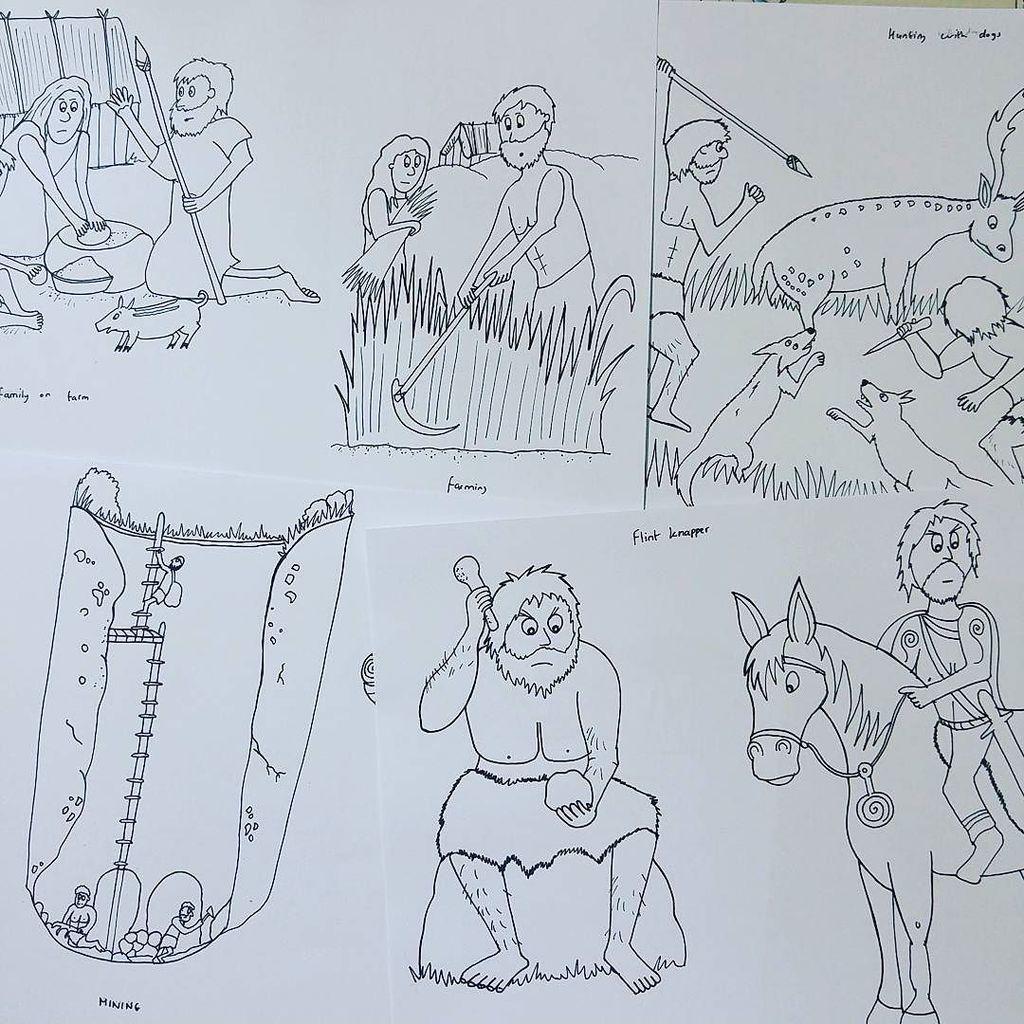 TeachingIdeas's tweet photo. Helen has been busy drawing illustrations for our Early Human History teaching resource pa… http://t.co/bxmZC3oPsr http://t.co/s1gYDMyb6i