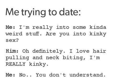 It's an ongoing problem... #KinkyDating http://t.co/K70Fw1mke1<a href="/tag/kinkydating"class="tags">#KinkyDating</a>