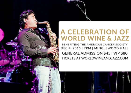 worldwinejazz's tweet photo. Announcing #WWJ15 musicians @CindyBradley77, @julianvaughn and #JeffKashiwa!  @ACSMemphis #SaveTheDate 12.4.15 http://t.co/aebp8VO3U6