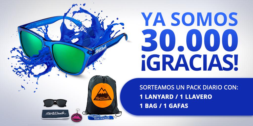 Northweek's tweet photo. ¡Para celebrar que somos 30.000, sorteamos de Martes a Viernes un pack diario! Sólo tenéis que seguirnos y hacer RT. http://t.co/rwjYa7FGvl