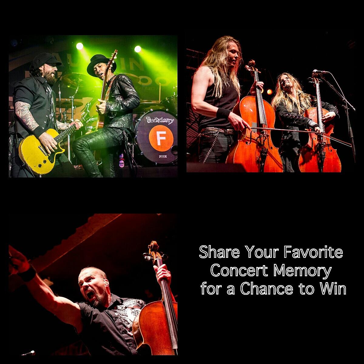 CONTEST! Share your favorite concert memory for a chance to win! Get details &amp; how to enter: buff.ly/1L3Ghdd
