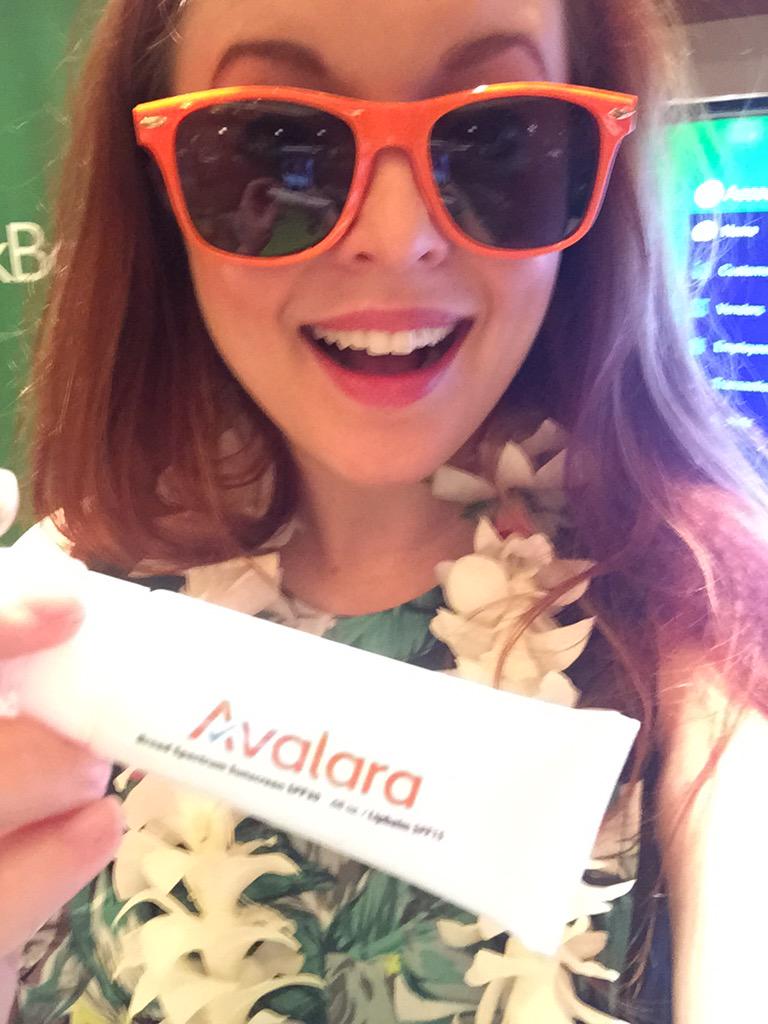 vheckman's tweet photo. Sunscreen! @avalara knows what we need in Hawaii! #QBFirmofTheFuture #HSCPA cc: @AustinNexus http://t.co/RAAB2r0X9u