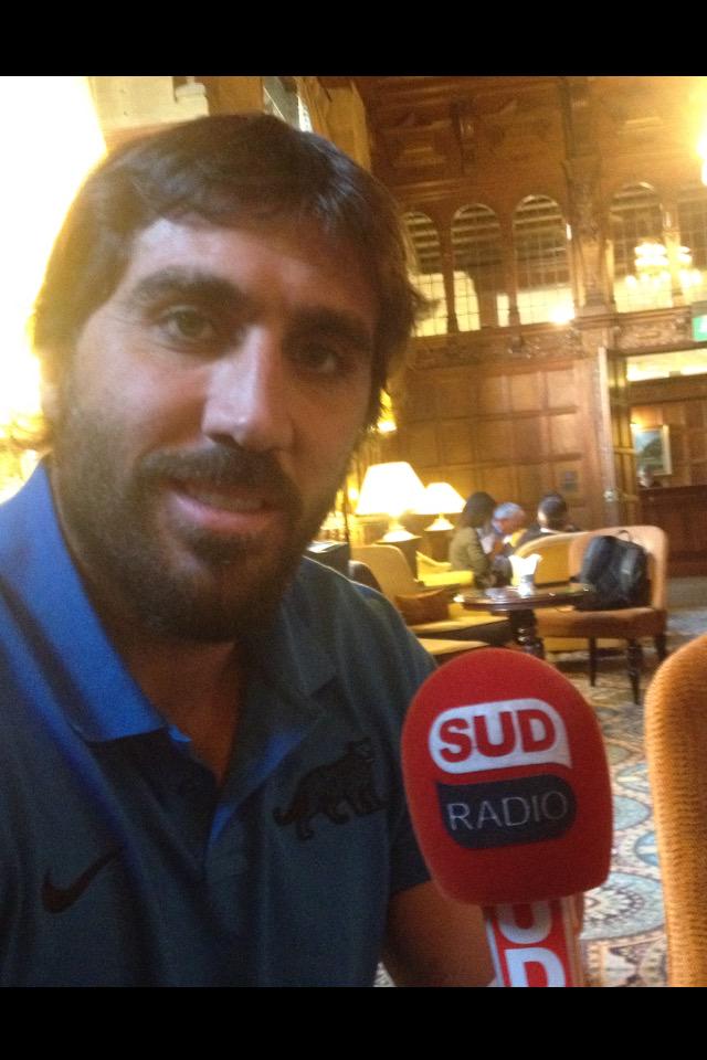 SudRadio's tweet photo. #EntretienExclusif pour @sudradio avec #JMFLobbe #Confidences #Charisme #Sympathie #RWC2015 @JSoula @carothiebaut http://t.co/fKZqcqkOJn