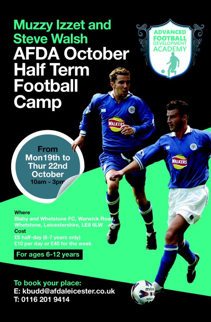 AFDAcademy's tweet image. Places still available @Muzzie06 @SteveWalsh5 @PTCGroup_UK BOOK NOW TO AVOID DISAPPOINTMENT 👍😃⚽️