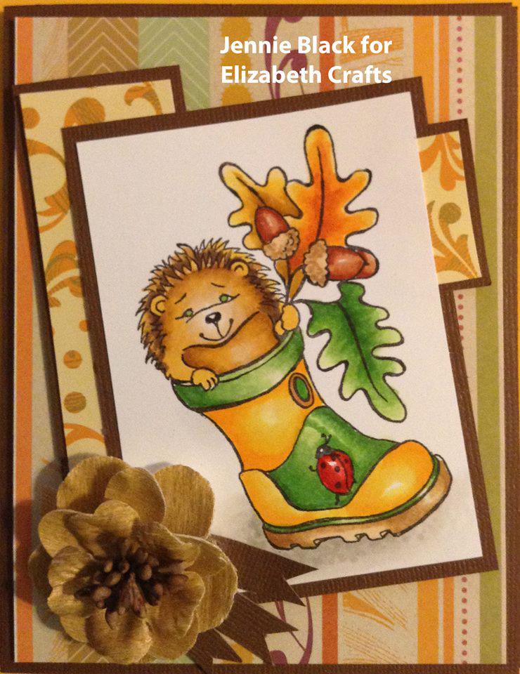Jennie Lin Black got ready for fall with @PetroschiBianca stamps. #cute #fall #cardmaking #elizabethcraftdesigns