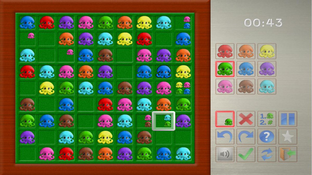 Sudoku_Android's tweet image. Who says you can&apos;t play Sudoku with Squids? mushroombounce.com/m.htm #javagames #java #androidgaming #sudoku