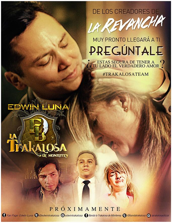 Remex_Music's tweet photo. Próximamente en el canal de @YouTube #RemexMusic el nuevo video de @edwintrakalosa y @bandatrakalosa #Preguntale RT http://t.co/n7Fz39wEUa
