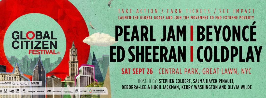 ORSVP's tweet photo. Follow and RT to win tickets to #GlobalCitizenFestival in #NYC feat #Beyonce #Coldplay #EdSheeran &amp; #PearlJam http://t.co/YoJOBYcCXV
