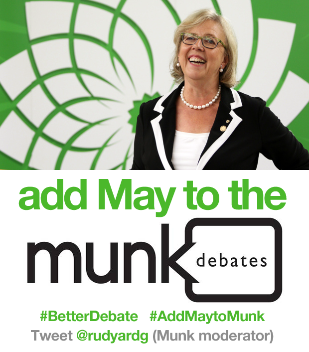 yofal's tweet photo. You guys sound better when Elizabeth is there… @ThomasMulcair @JustinTrudeau @pmharper #addmaytomunk #betterdebate http://t.co/52x3wfdCCp