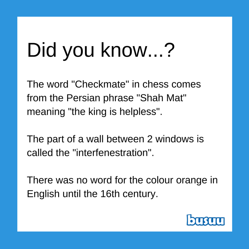 Busuu's tweet photo. Did you know...?
http://t.co/07Y9ZZmF05 #languagelearnin #busuu http://t.co/fBf3DpRde3