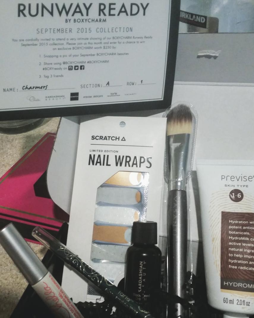 ReenaPurdy's tweet photo. @boxycharm #boxycharm #boxyready
���September 2015 beauty haul!!♢
Tagging @grav3yardgirl @MirellaBelle @NikkieTutorials http://t.co/8RUa0Dv8H9