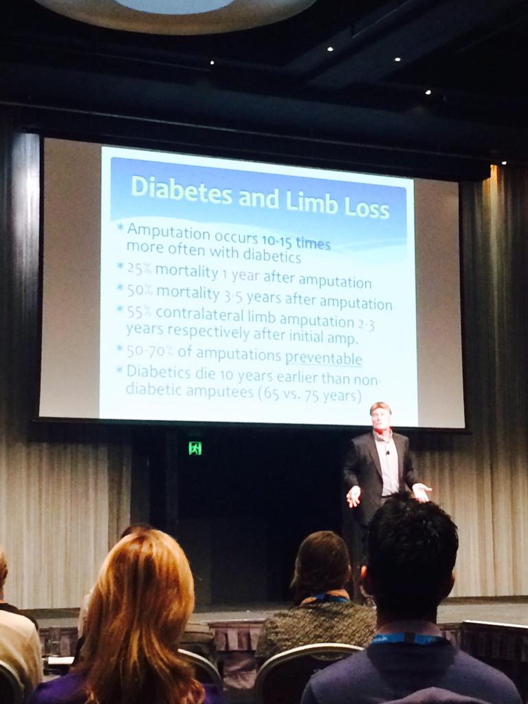 AOPA_News's tweet image. #BobGaileyAus "50-70% of amputations are preventable. #multiD team care essential!" #ActAgainstAmputation #diabetes