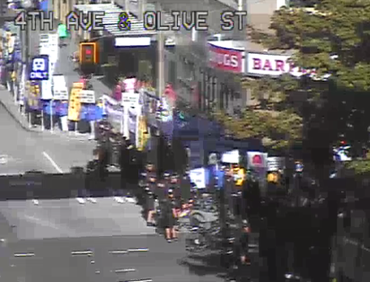 seattledot's tweet image. Seeing protests at 5th &amp;amp; Olive. Use caution &amp;amp; expect delays in the area