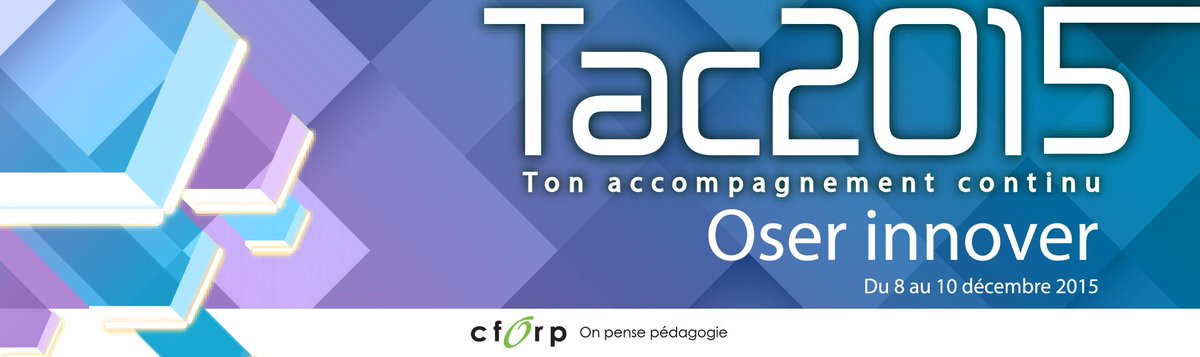 Conférence Tac2015 du 8 au 10 décembre : on se prépare! En présence à Toronto et en virtuel ow.ly/SxnD0