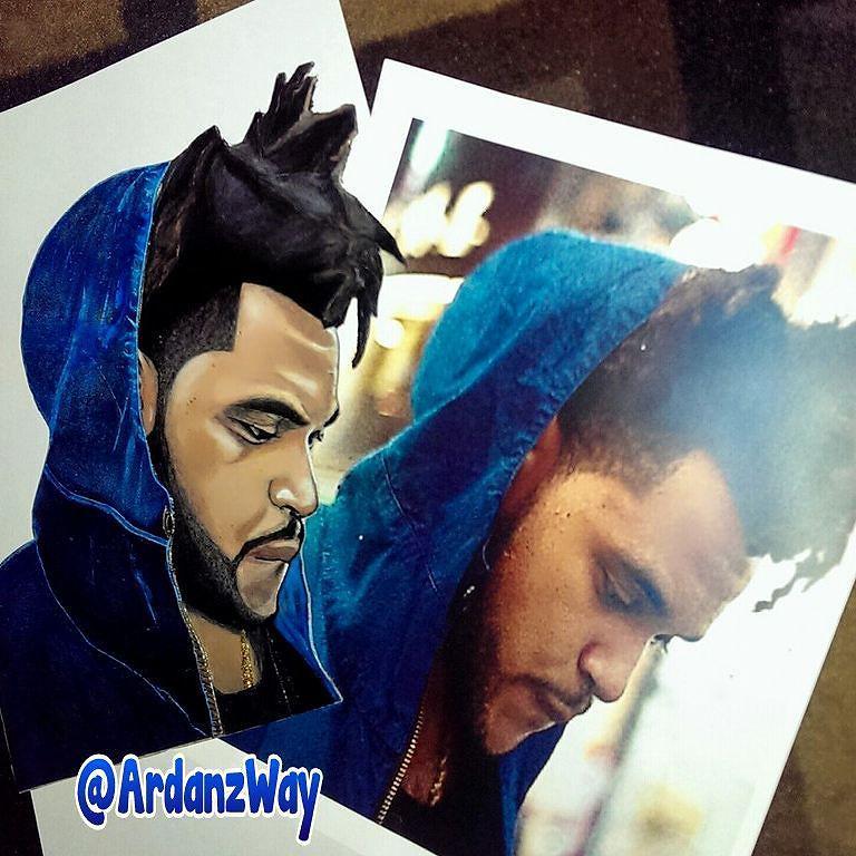 Only1Bfame's tweet photo. #Artwork created by: @Ardanzway Just got that #new @ablexo #art #weeknd #thweeknd #illustration #drawing #draw #Tag… http://t.co/vEq2zy6K74