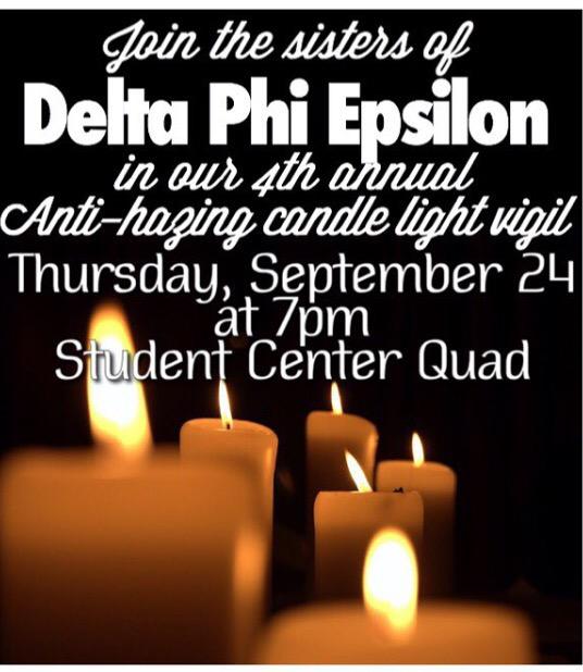 DPhiE_MSU's tweet image. Be sure to come by the quad this Thursday at 7pm for our 4th annual anti-hazing vigil!