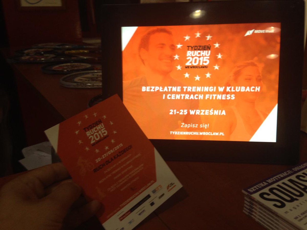 Wroclaw's #moveweek offer of over 2000 hours of free activities will get you everywhere ;) #beactive #nowwemove