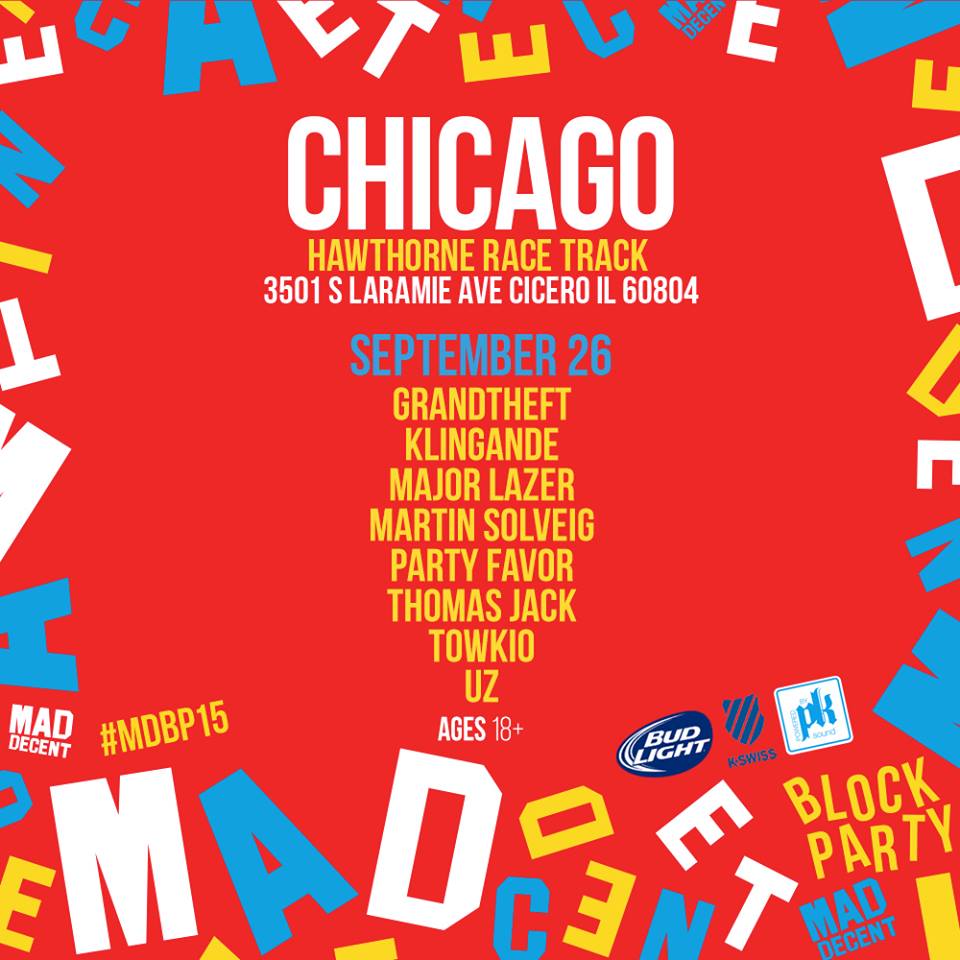 GIVEAWAY: Win tickets to Chicago’s <a href="/maddecent/">Mad Decent</a> Bock Party this Saturday! <a href="/reactpresents/">React Presents</a> bit.ly/1LukY2R