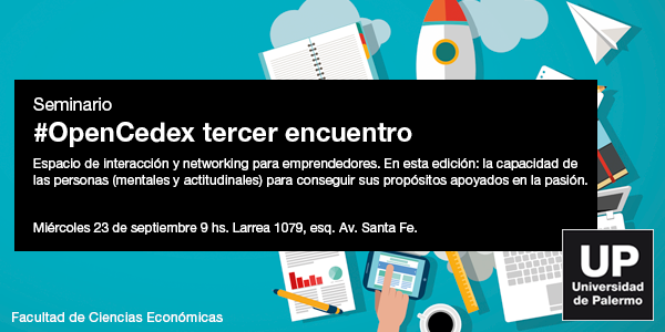 udepalermo's tweet photo. Nueva edición del #OpenCedex, escuela de emprendedores de la UP: networking + contenido.+info http://t.co/DOdSiqKFKI http://t.co/xIO6ipuLJ0