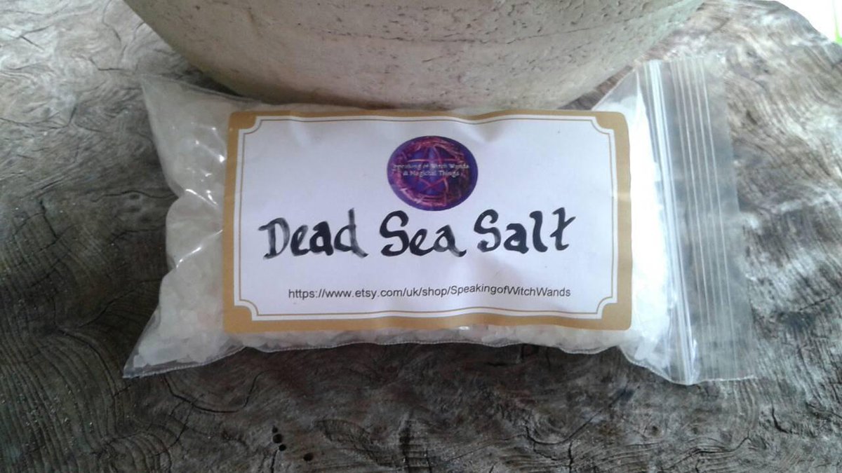 OldRavenCrone's tweet photo. Dead Sea Salt, Very Coarse, Cleansing, Consecrating, Empowering, Protectiv… https://t.co/ZfS4RH1EN7 #KPRS #BodyScrub http://t.co/hWIT9pjiAs