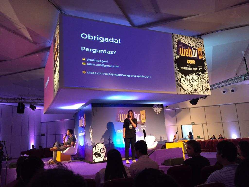 chimellorodrigo's tweet image. #webbr2015 Keynote com @talitapagani