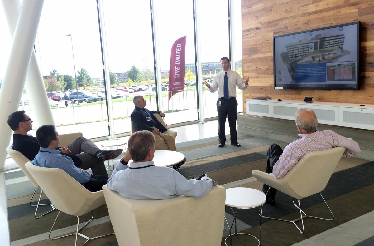 BVSII's tweet photo. #RMEL #FallConvention2015 stopped by @Black_Veatch HQ today to tour our microgrid. Nice to see you! @RMELAssociation http://t.co/1w18RneoVg