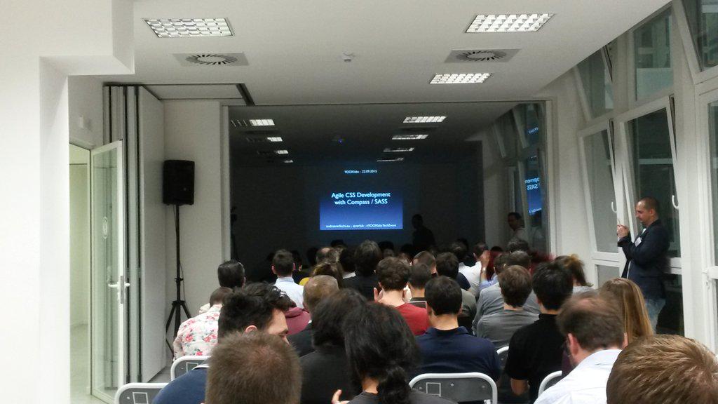 samuelefyi's tweet photo. Agile #css development with #compass / #sass #yooxlabstechevent http://t.co/JSiuH5zvgW