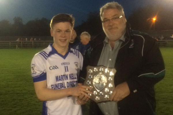 Armagh_GAA's tweet photo. Congratulations to @ArmaghHarpsGFC  on winning the minor Division 1 Shield tonight defeating @PearseOgArmagh http://t.co/m8f4lhpFd8
