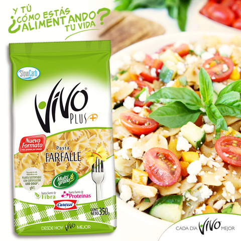 ¿Te animas con esta rica receta de farfalle #VIVO? <3
#CadaDíaVivoMejor
