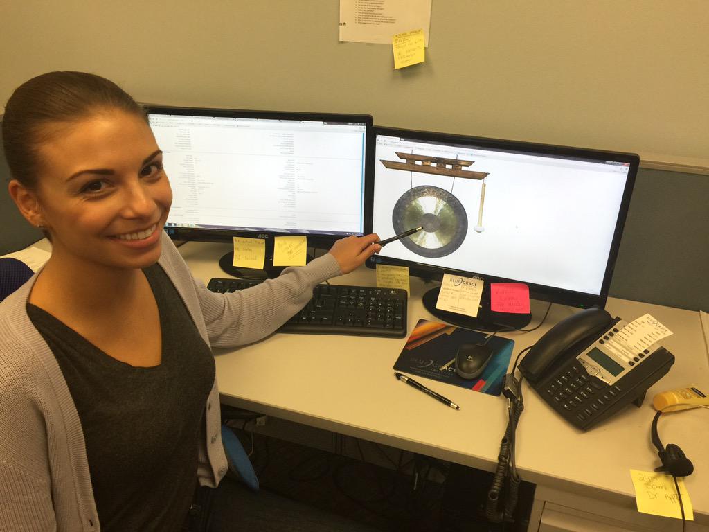 Camp34_BG's tweet photo. Congrats to @Brehmer_BG for her first sale!! She is hitting the gong for celebration!!! @PWheels_BG #alwaysbeclosing http://t.co/xGkSDtNSIA