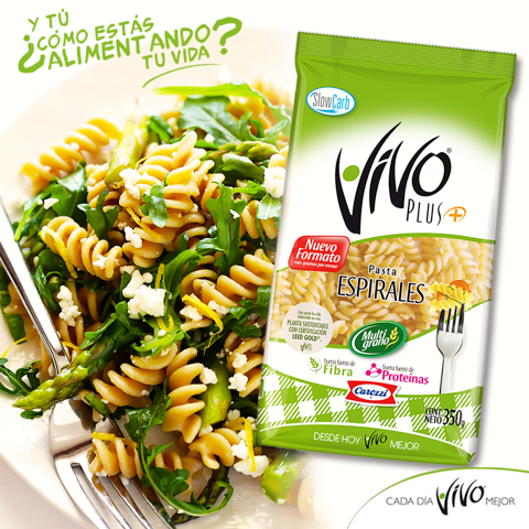 ¿Quieres disfrutar de una rica receta con espirales #VIVO?
#CadaDíaVivoMejor