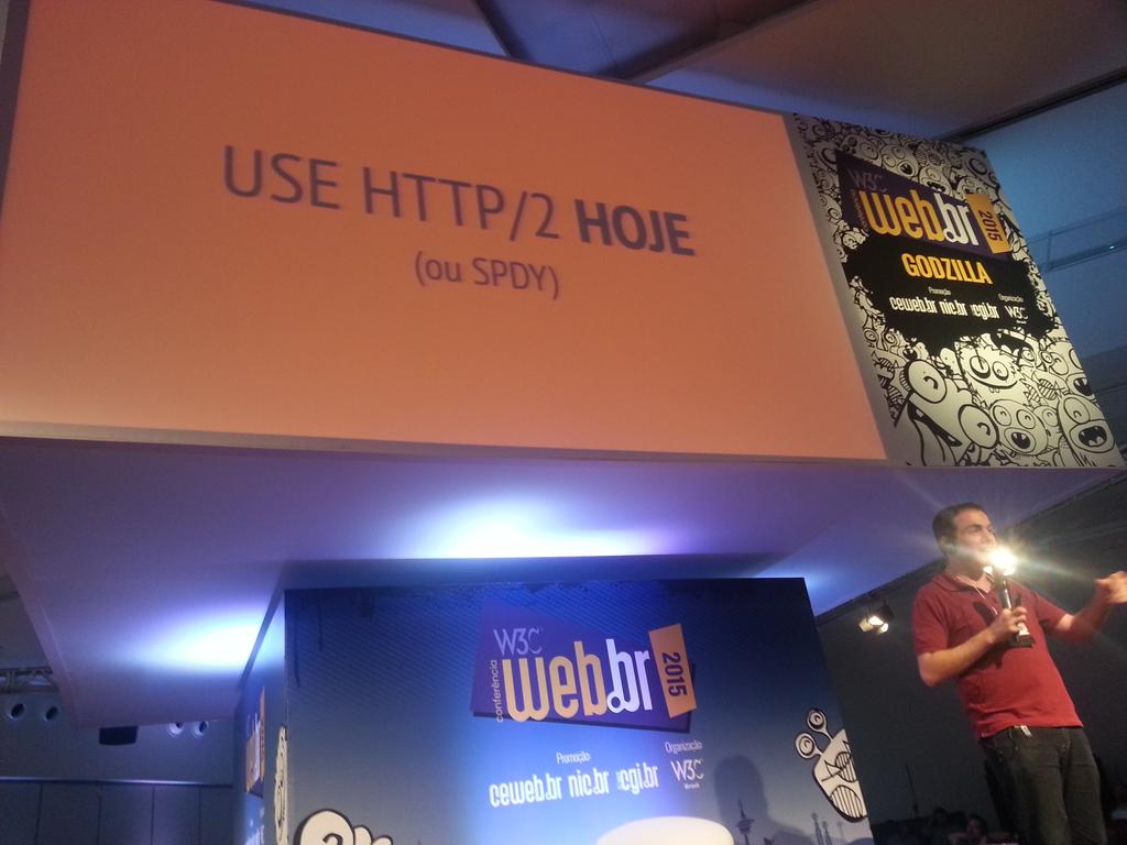 reinaldoferraz's tweet image. Recado do @sergio_caelum na #webbr2015 . Use HTTP2 Hoje!