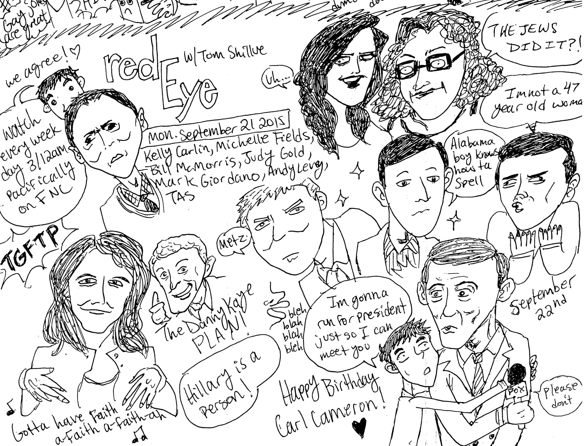 Last night\s  And a happy Birthday to Carl Cameron and my pal Duke! 