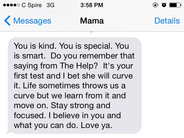 hannycampbell's tweet photo. When you had a bad day but ya mom comes in clutch ✊🏼 http://t.co/vpMd3px7zm