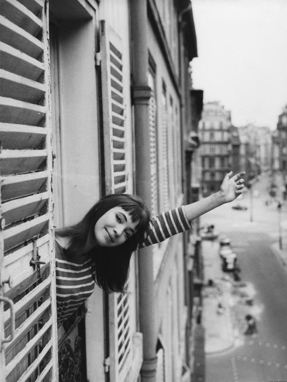 Happy 75th Birthday to the mesmerizing Anna Karina!  