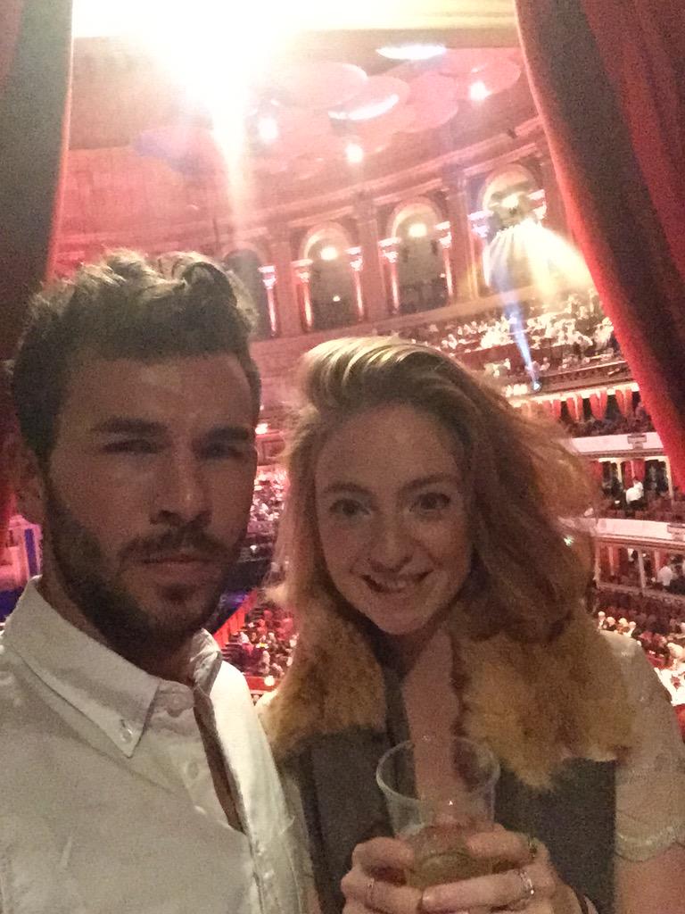 SamuelJMorgan's tweet photo. A night of classical music @RoyalAlbertHall with @LucyharwoodLucy http://t.co/HllKfy4vh3