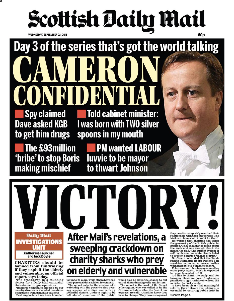 I'd love to know what Cameron did to piss off Murdoch this much. CPiVOX7WoAAc82b
