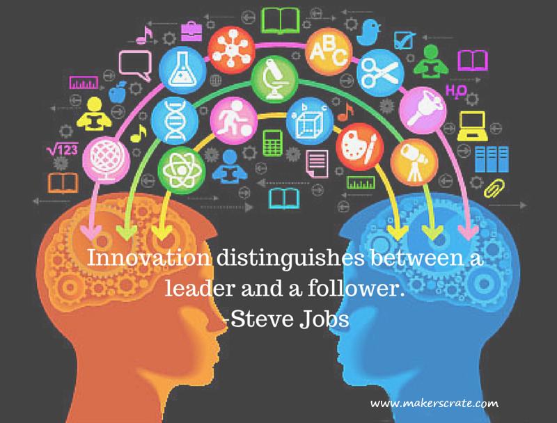 MakersCrate's tweet photo. To become a leader, INNOVATE. #makerscrate #innovation #teenentrepreneurs http://t.co/5f7XI3eBIR