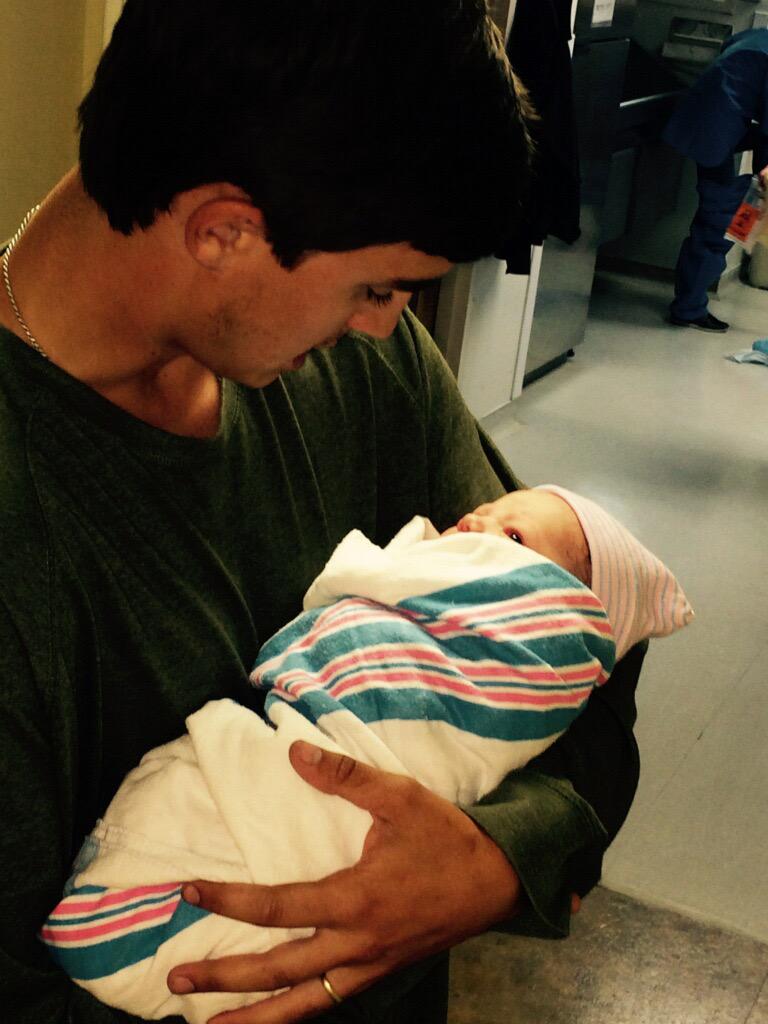 austinrich992's tweet photo. Congrats to my boy @tylerboyd1243 and @MorganM78029936 on your new baby boy. http://t.co/sf611MUDYX